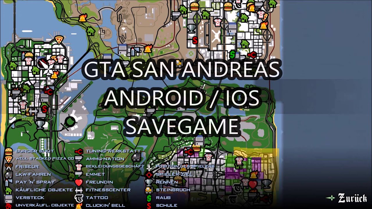 GTA: SAN ANDREAS 100% SAVEGAME FILE pc game